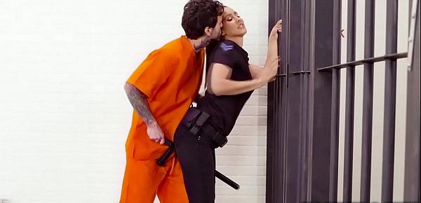  Isis Love fuck behind bars doggystyle